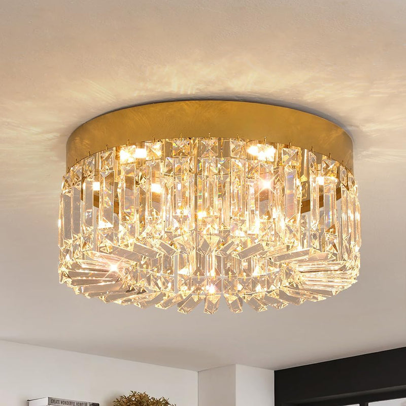 40CM Modern Crystal LED Chandelier for Bedroom Hallway