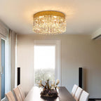 40CM Modern Crystal LED Chandelier for Bedroom Hallway