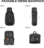 40L Foldable Rucksack Travel Hiking Folding