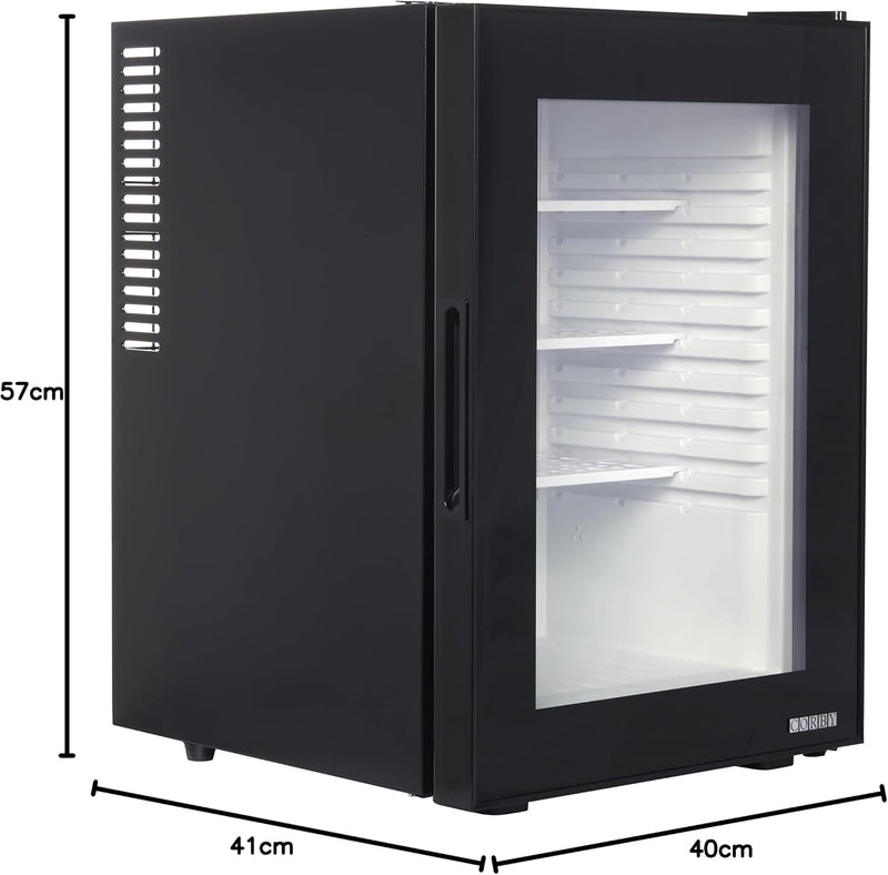 40L Glass Door Minibar Silent Hotel Mini Bar