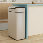 40L Rectangular Touch-Bar Kitchen Bin