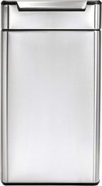 40L Rectangular Touch-Bar Kitchen Bin