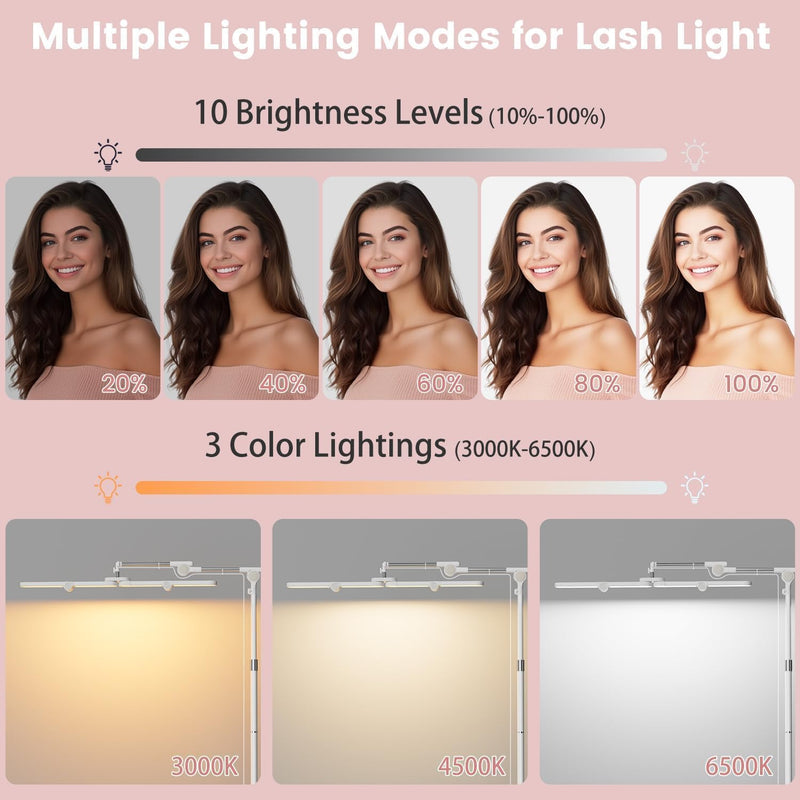 40W 4-Fold Lash Light 3 Colour Modes 10