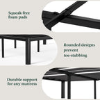 41CM Metal Platform Bed Frame Steel Slat