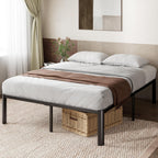 41CM Metal Platform Bed Frame Steel Slat