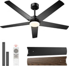 42" Ceiling Fans with Lights Remote Flush Mount