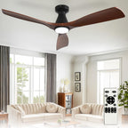 42-Inch Ceiling Fans with Lights: 3 Blade Flush