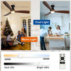 42-Inch Ceiling Fans with Lights: 3 Blade Flush