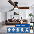 42-Inch Ceiling Fans with Lights: 3 Blade Flush