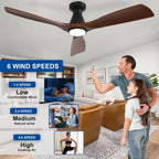 42-Inch Ceiling Fans with Lights: 3 Blade Flush