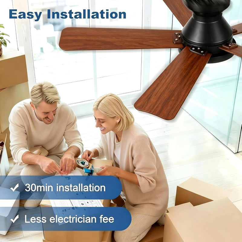 42 Inch Ceiling Fans with Lights and Remote