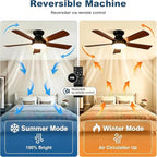 42 Inch Ceiling Fans with Lights and Remote