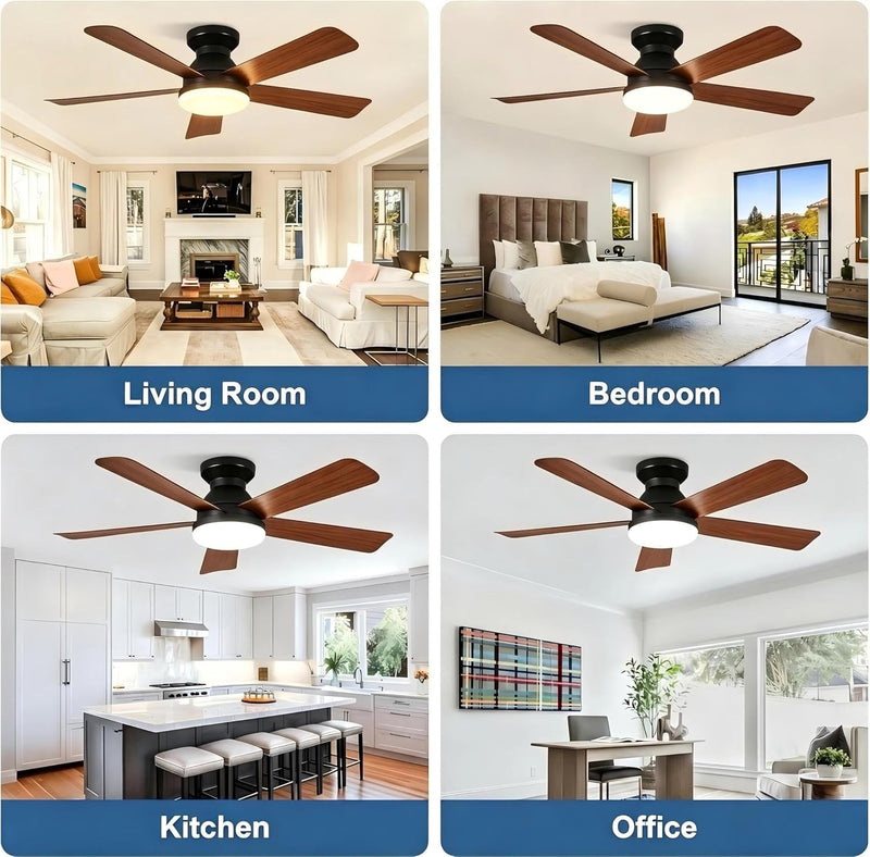 42 Inch Ceiling Fans with Lights and Remote