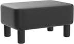 42CM Footstool Rectangle Ottoman with Stable Wooden Legs