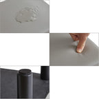 42CM Footstool Rectangle Ottoman with Stable Wooden Legs