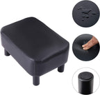 42CM Footstool Rectangle Ottoman with Stable Wooden Legs