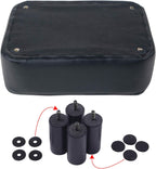 42CM Footstool Rectangle Ottoman with Stable Wooden Legs