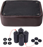 42CM Footstool Rectangle Ottoman with Stable Wooden Legs
