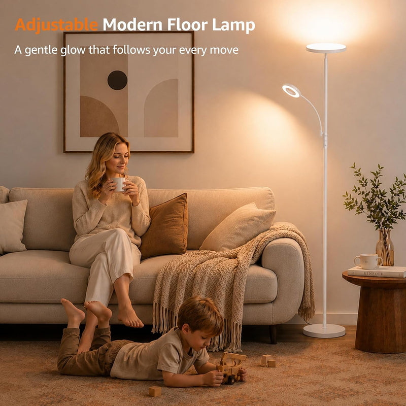 42W Super Bright Uplighter Floor Lamp for Living
