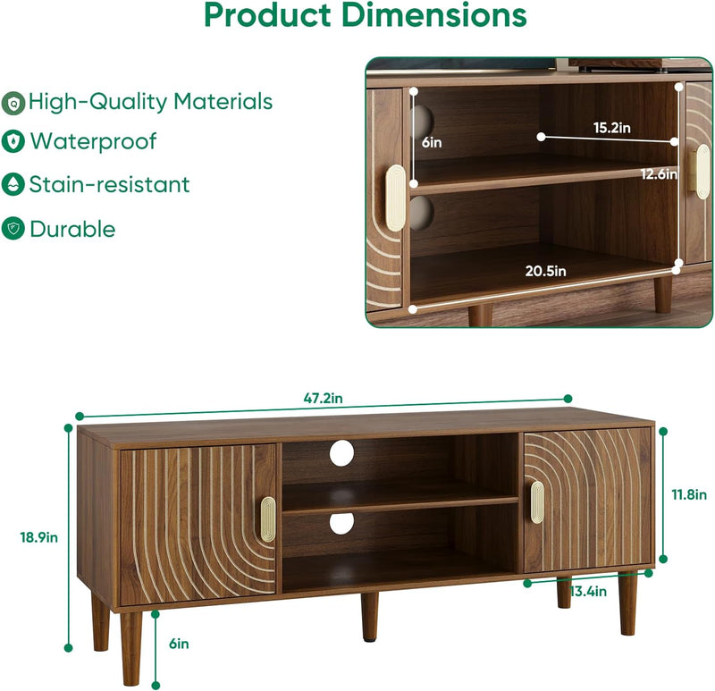 43" TV Stand for Tvs Up to 55