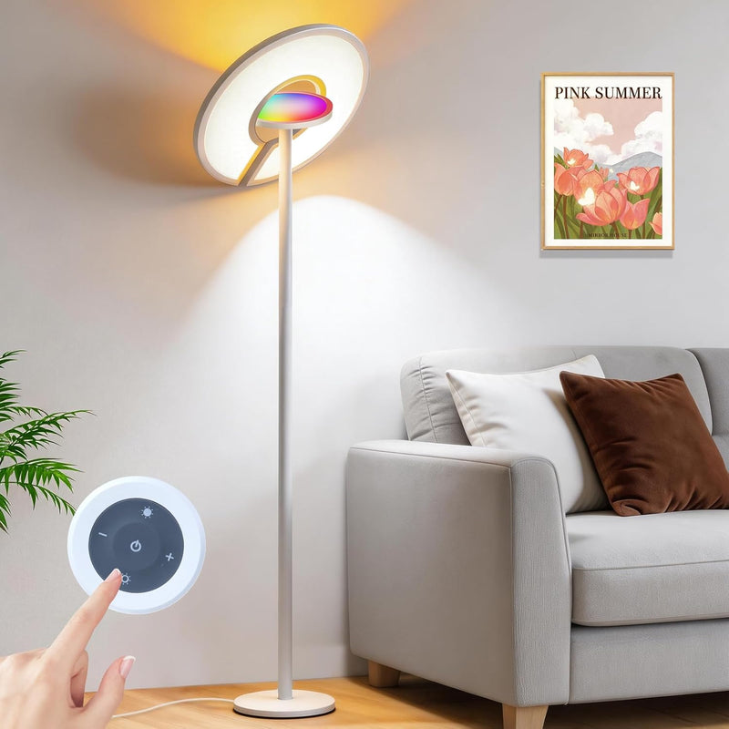 4300lm Super Bright Floor Lamp 40W+8W Dimmable LED