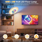4300lm Super Bright Floor Lamp 40W+8W Dimmable LED
