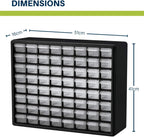 44-Drawer Plastic Drawer Storage Cabinet for Garage Organisation