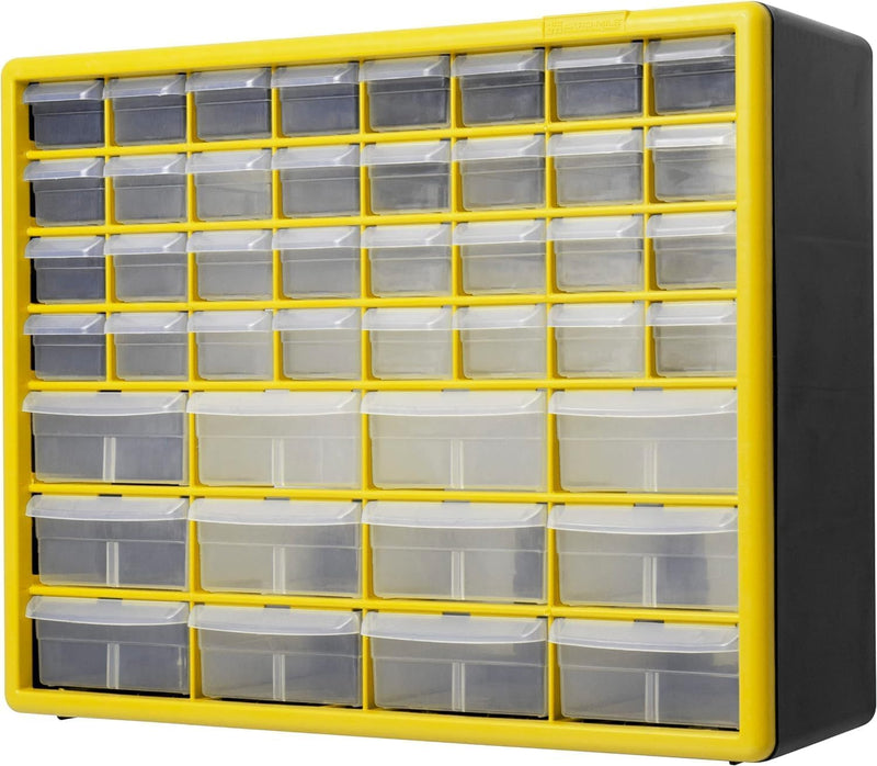 44-Drawer Plastic Drawer Storage Cabinet for Garage Organisation