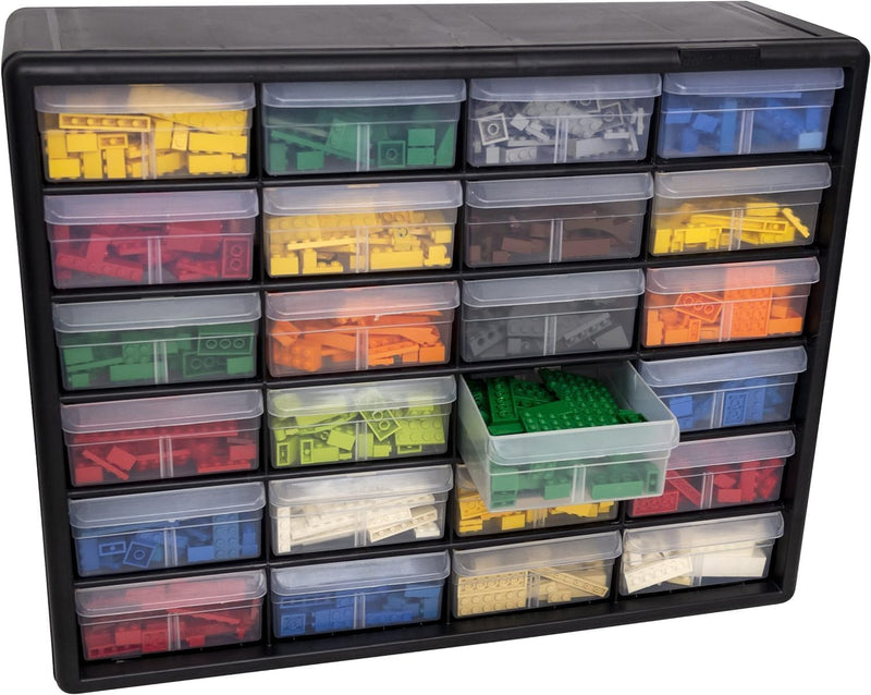 44-Drawer Plastic Drawer Storage Cabinet for Garage Organisation