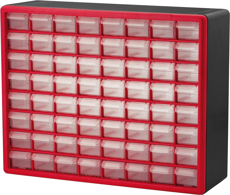 44-Drawer Plastic Drawer Storage Cabinet for Garage Organisation