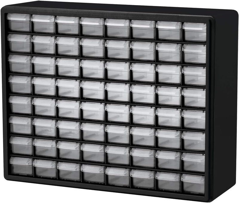 44-Drawer Plastic Drawer Storage Cabinet for Garage Organisation