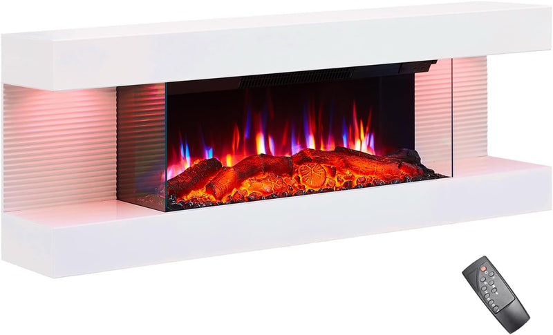 44" Wall Mounted Electric Fireplace Atacama