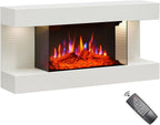 44" Wall Mounted Electric Fireplace Atacama