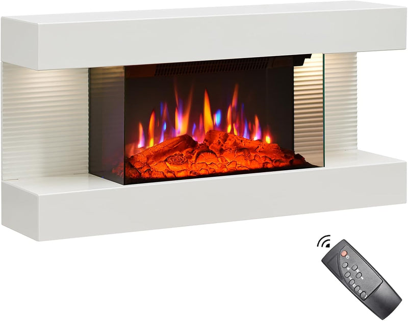 44" Wall Mounted Electric Fireplace Atacama