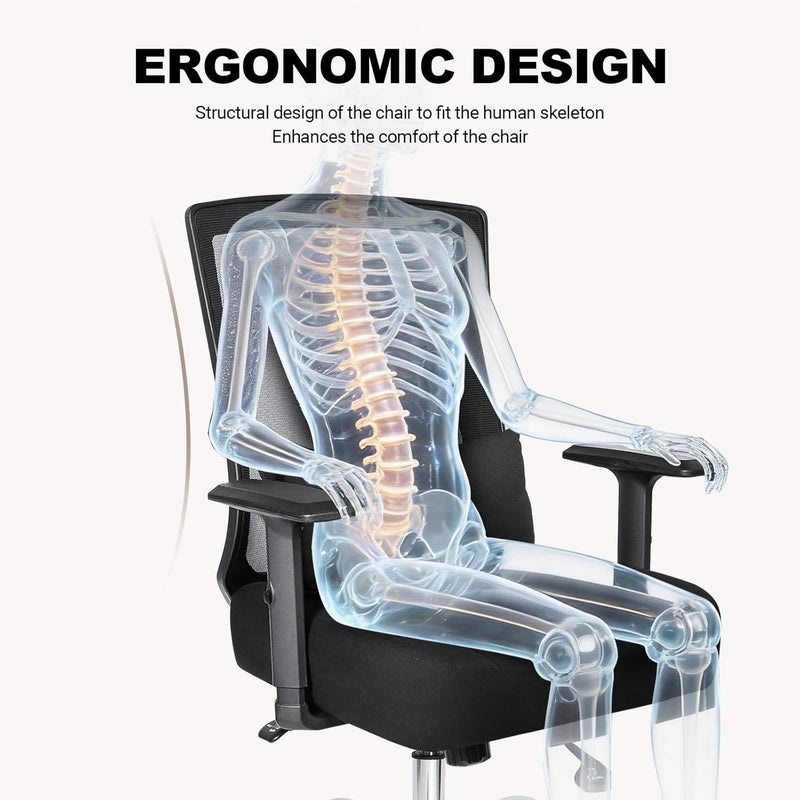 440lbs 200KG Ergonomic Office Chair