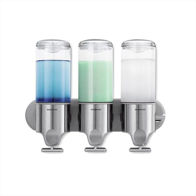 444ML Triple Wall Mounted Soap Dispenser Pump