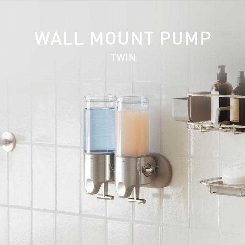 444ML Triple Wall Mounted Soap Dispenser Pump