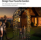 45" W X 83" H Arbours Curved Metal