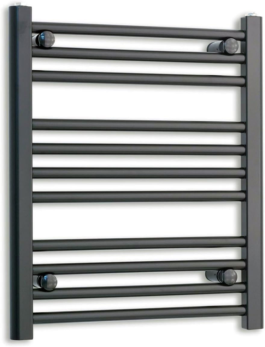 450MM Wide Heated Towel Rail Straight Flat Bathroom