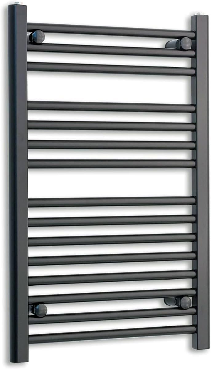 450MM Wide Heated Towel Rail Straight Flat Bathroom