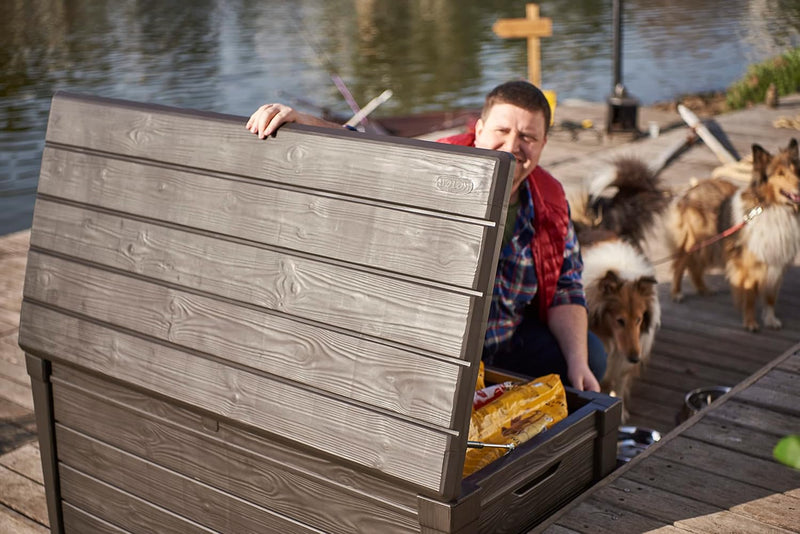 454L Outdoor 60% Recycled Garden Furniture Storage Box