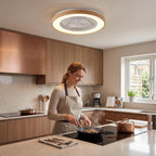 45CM Crystal Ceiling Fans with Lights