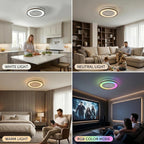 45CM Crystal Ceiling Fans with Lights