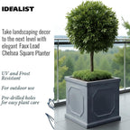 45CM Large Chelsea Box Planter for Trees Faux