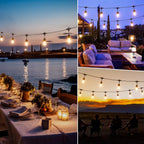 45m Festoon Lights Mains Shatterproof Connectable