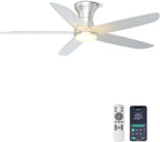 46 Inch Ceiling Fan with Lights Remote App