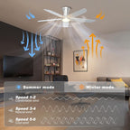 46 Inch Ceiling Fan with Lights Remote App