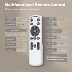 46 Inch Ceiling Fan with Lights Remote App