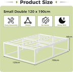 46CM High Metal Bed Frame
