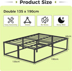 46CM High Metal Bed Frame